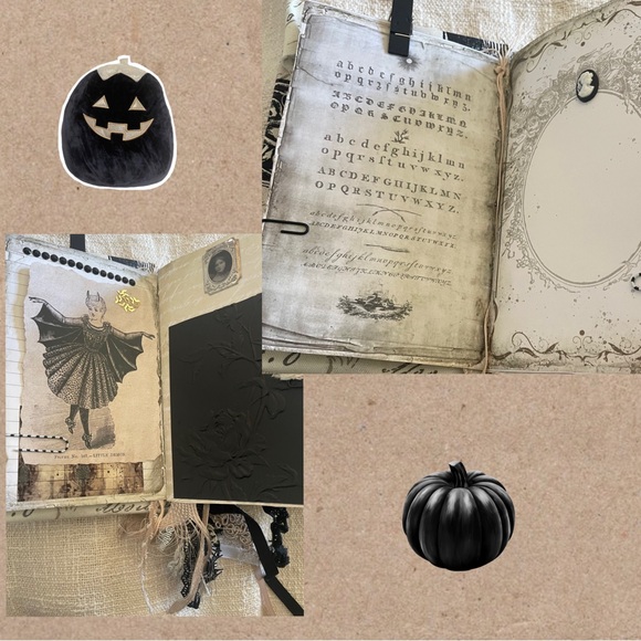 Haloween Junk Journal Homemade. 54 pages. 5x7 - Picture 4 of 15